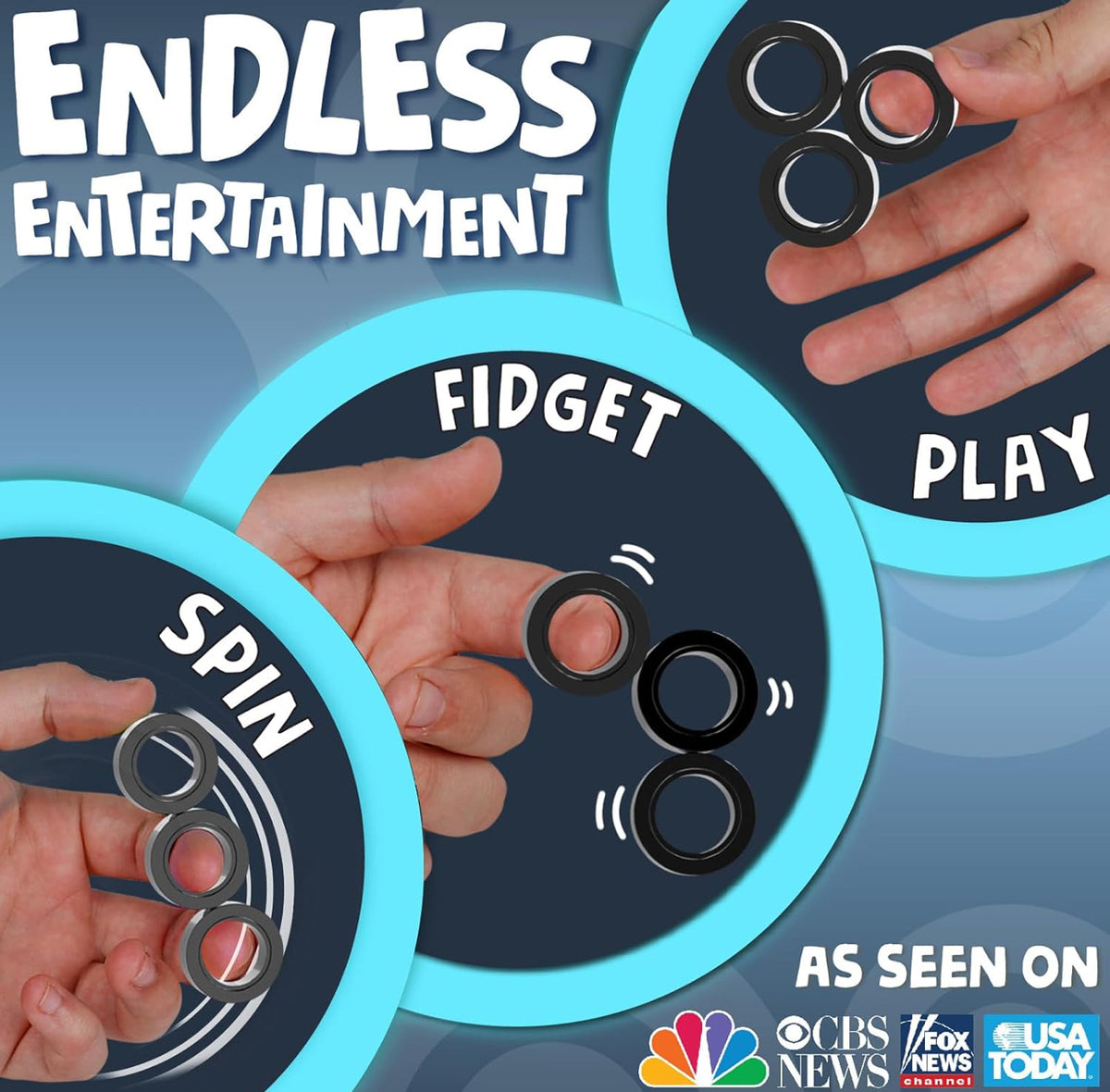 Magnetic Fidget Rings – Sensory Solutions 365