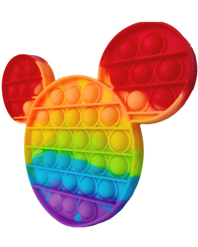 Rainbow Bubble Sensory Push Pop
