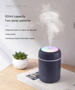 Portable Aroma Diffuser and Humidifier + 5 Fragrance Oils