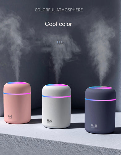 Portable Aroma Diffuser and Humidifier + 5 Fragrance Oils