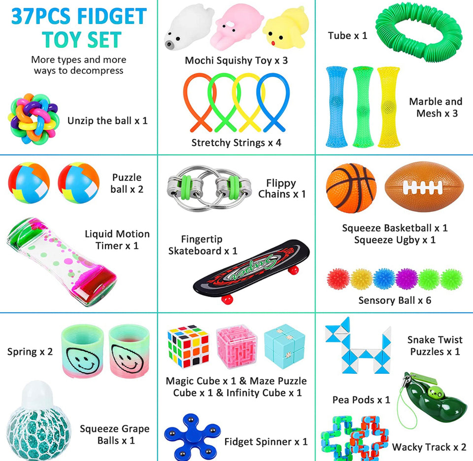 Calming Sensory Kit- over 15 items!