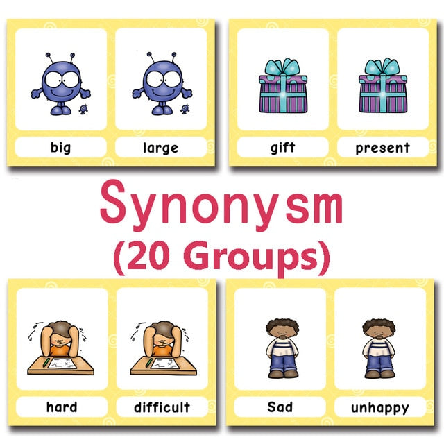 100 Groups/set Opposites Puzzle